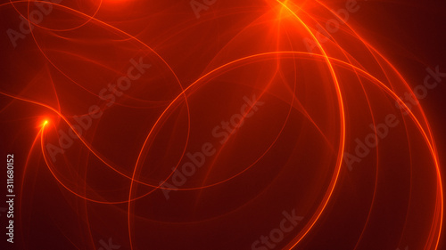 3D rendering abstract background in lush lava color