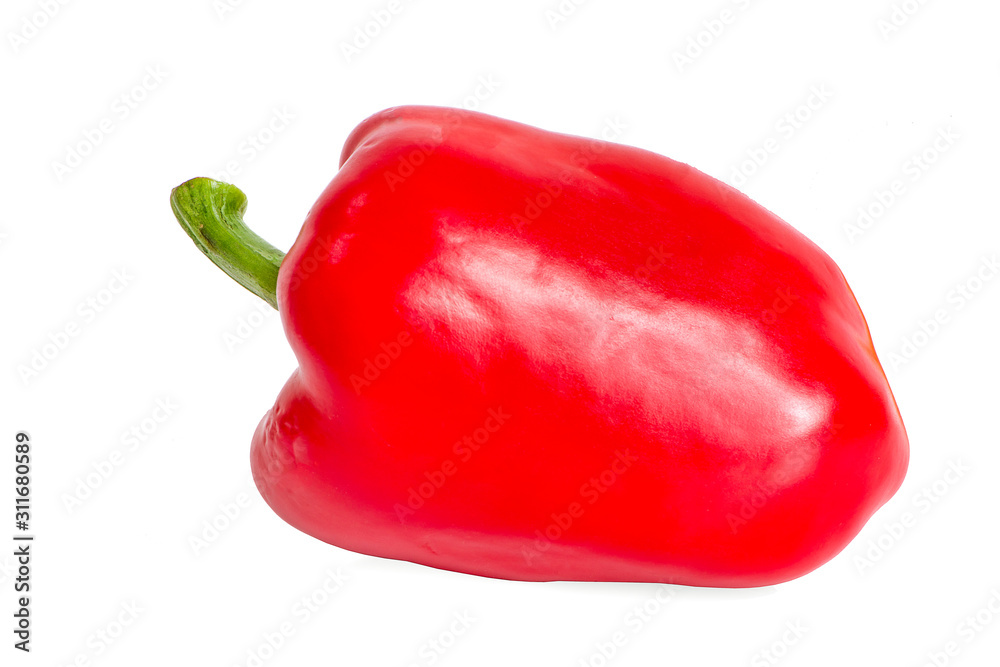red pepper an isolated on white background red pepper an isolated on white background
