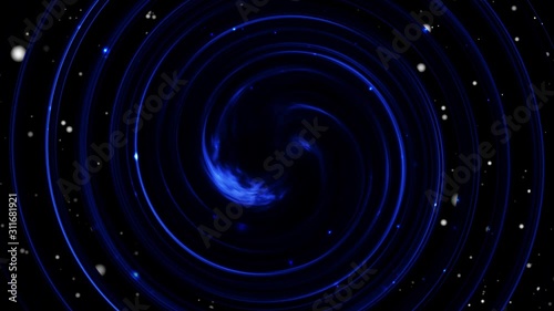 Abstract blue motion background