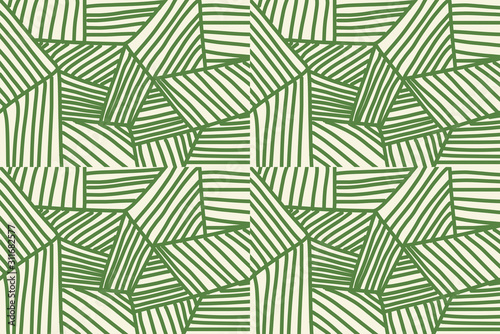 Line drawing saemless pattern on white