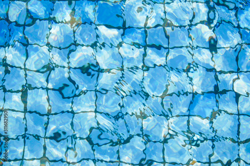 Swimming pool bottom ripple Texture background