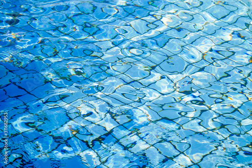 Swimming pool bottom ripple Texture background