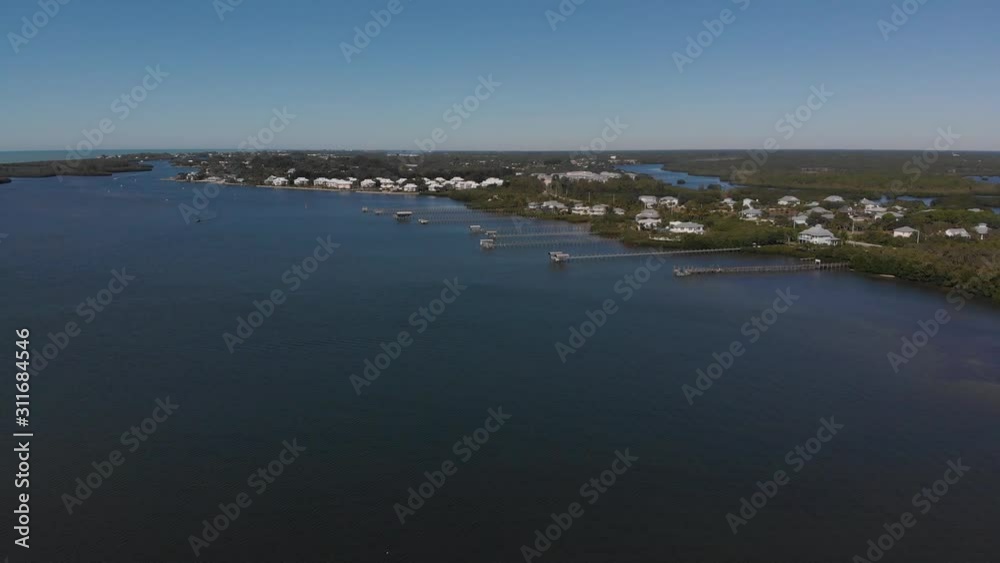 Aerial of Placida Harbor and the Placida Beach community by Boca Grande, Florida, USA. Tarpon fishing capital of Florida Aerial of Placida Harbor and the Placida Beach community by Boca Grande, Florida, USA. Tarpon fishing capital of Florida