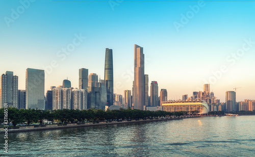 Modern city of Guangzhou  China