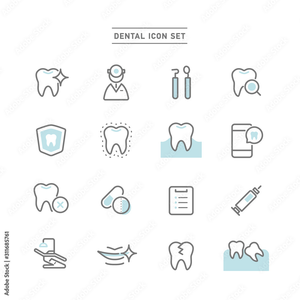 DENTAL ICON SET DENTAL ICON SET