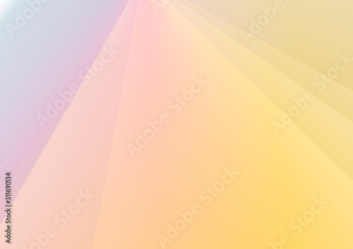 Foto Gradient colorful pastel transparent geometric background