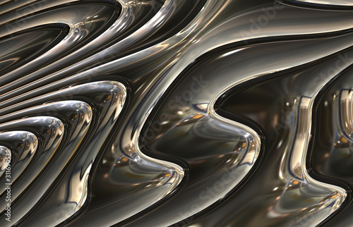 distort abstract futuristic metal