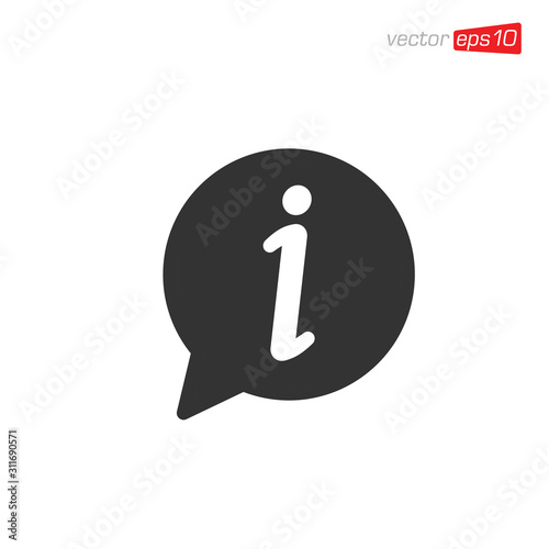 Information Sign Icon Vector Illustration