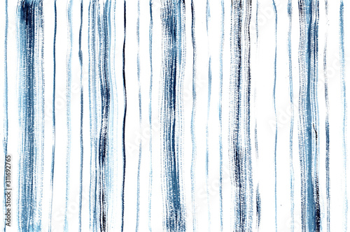 Blue brushstroke texture background. Abstract watercolor hand painting illustration.  High resolution. Design for card, cover, print, web.