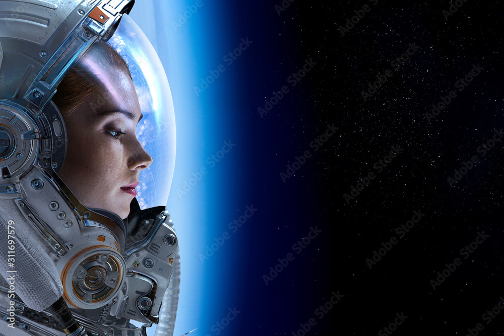 Exploring outer space. Mixed media Exploring outer space. Mixed media