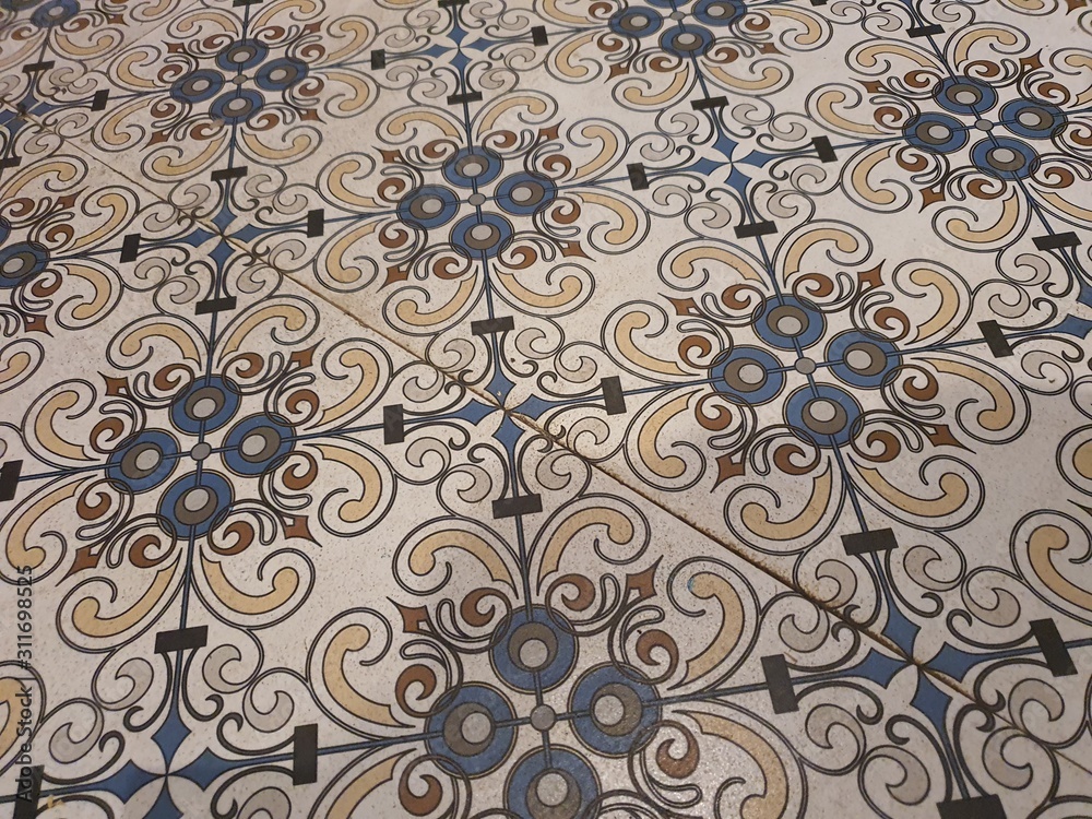 A beautiful floor pattern 