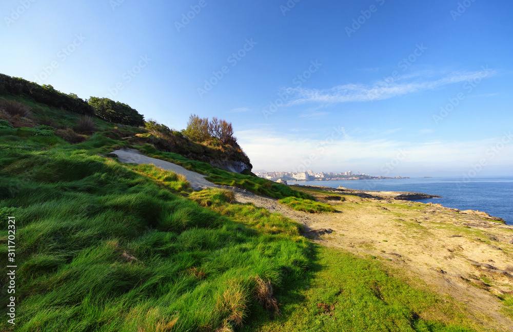 Biarritz seaside in the Basque country Biarritz seaside in the Basque country