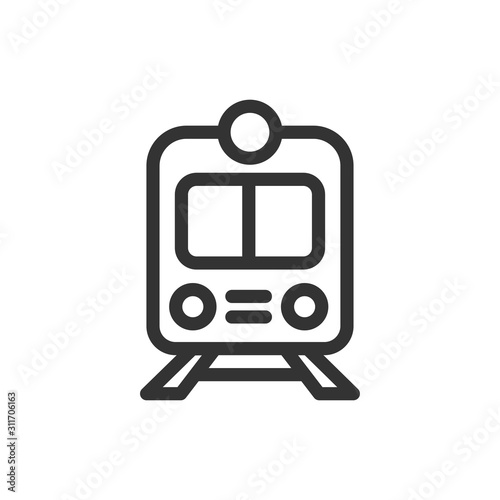 Train icon vector symbol logo illustration EPS 10