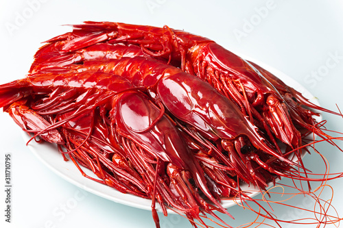 Carabineros crudos.