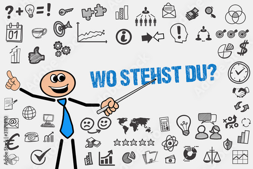 Wo stehst du? photo