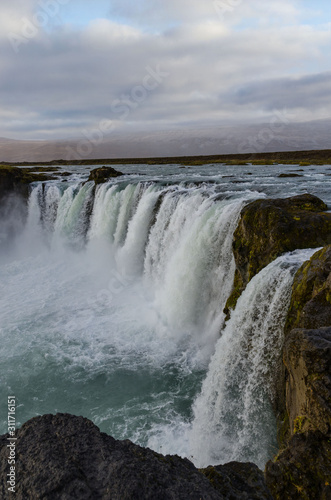 Godafoss is a very beautiful Icelandic waterfall. It is located on the North of the island,Iceland's Golden Ring tourist route