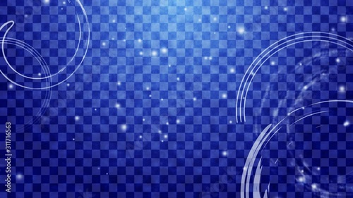 青のチェック柄　日本の市松模様