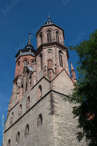 Markt- und Ratskirche St. Johannis Kirche in der Stadt Göttingen in Niedersachsen