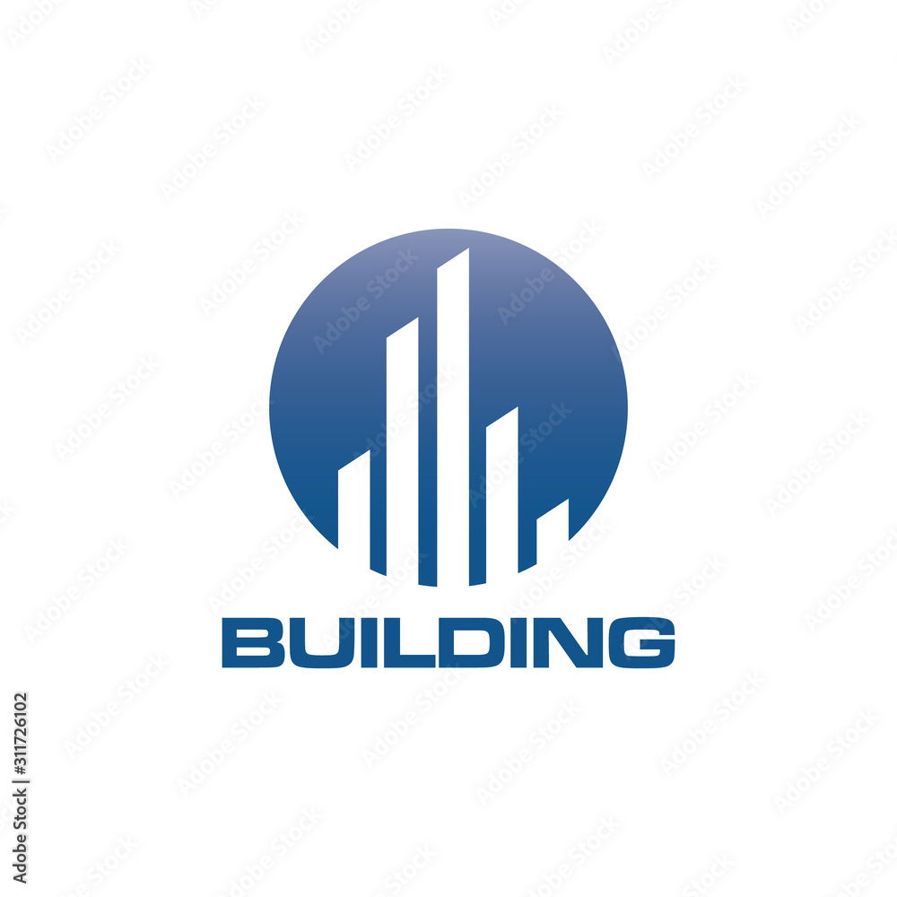 Building Construction Real Estate Logo Template Vector Icon