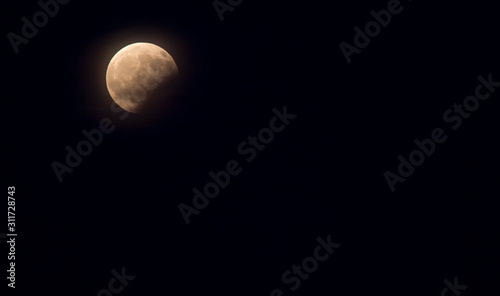 Lunar eclipse, 07/08/2017