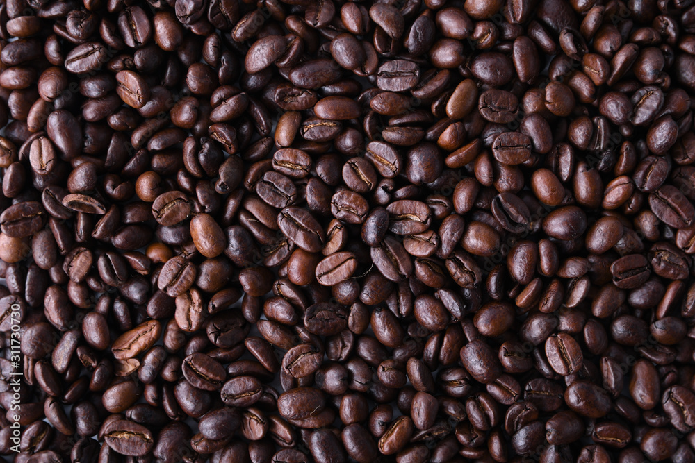 Coffee beans isolated on white background Coffee beans isolated on white background