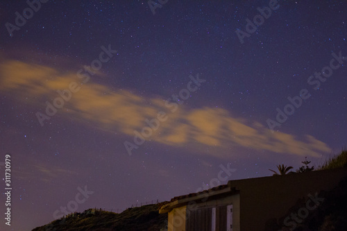 Clouds in the night
