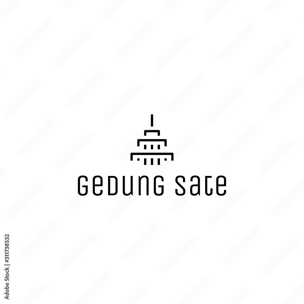 Residence City Logo Icon Design Template Elements