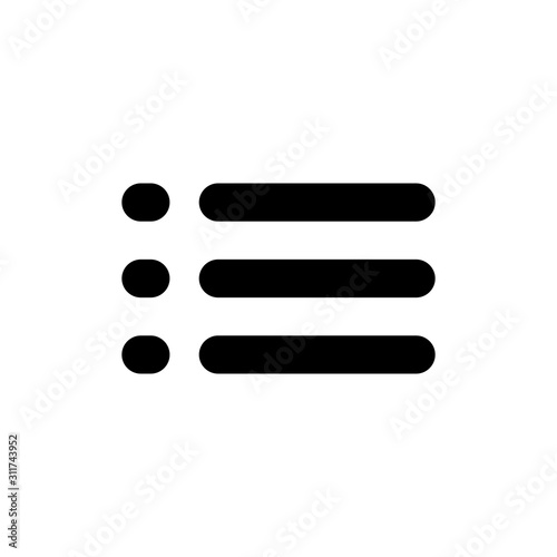 Menu Icon vector, web menu icon
