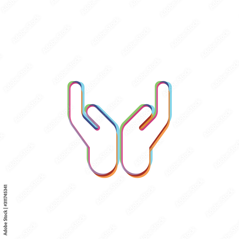 Obraz premium Hands - App Icon