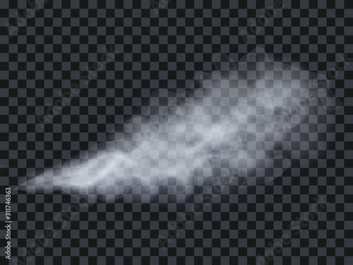 Vape steam smoke exhale puff vector illustration