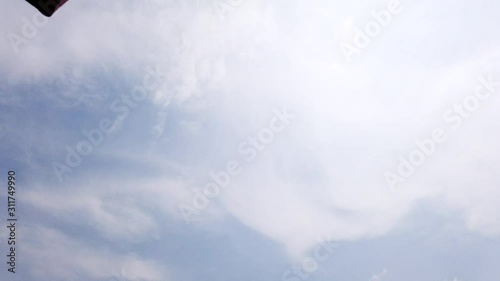 Wallpaper Mural Blue sky clouds time lapse. Moving clouds Torontodigital.ca
