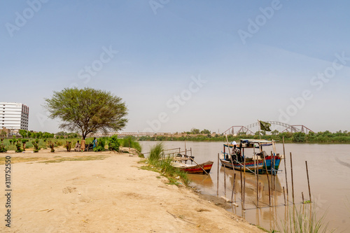 Obraz na płótnie Sukkur Indus River 35 w salonie