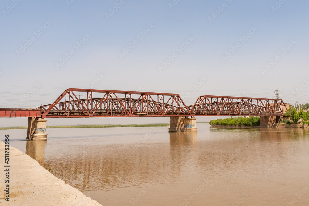 Obraz premium Sukkur Bridge 40