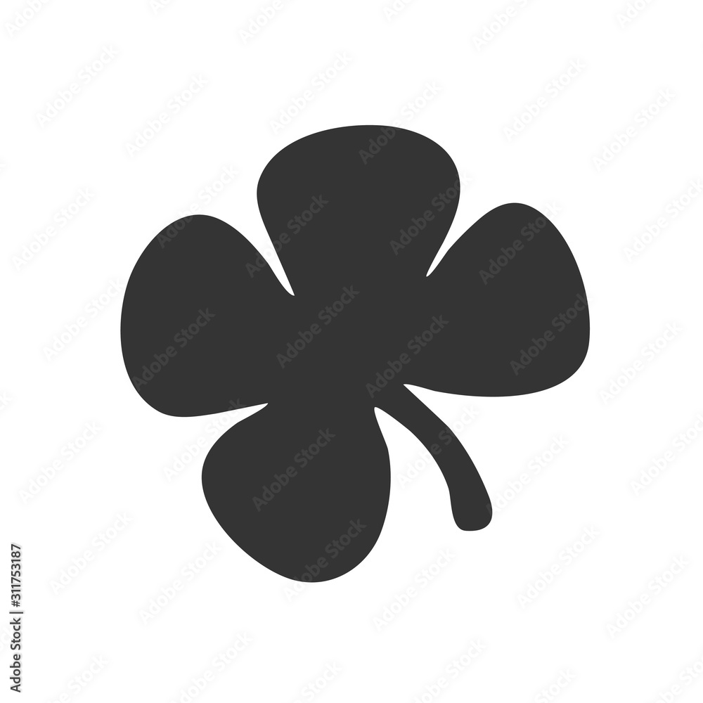clover leaf icon vector illustration for website and graphic design symbol clover leaf icon vector illustration for website and graphic design symbol