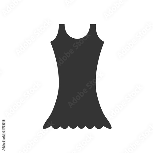 dress icon vector illustration for website and design icon