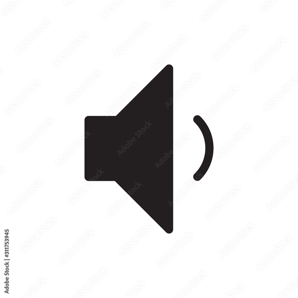 Speaker vector icon, simple sign for web site and mobile app. Speaker vector icon, simple sign for web site and mobile app.