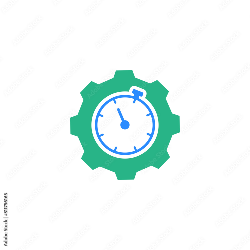 Efficiency icon design isolated on white background. Vector illustration Efficiency icon design isolated on white background. Vector illustration