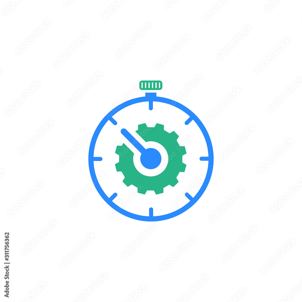 Efficiency icon design isolated on white background. Vector illustration Efficiency icon design isolated on white background. Vector illustration