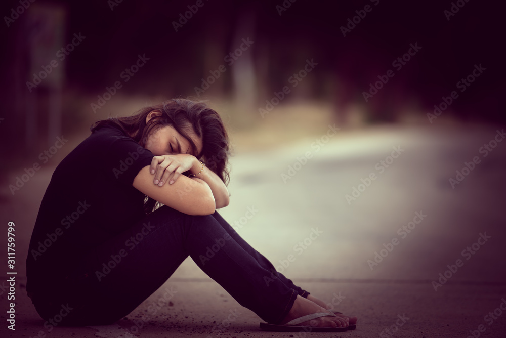 Sad Cute Girl In Love
