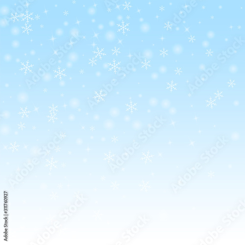 Sparse glowing snow Christmas background. Subtle f © Begin Again