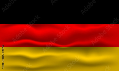Vector illustration national flag of Germany. Simply vector illustration eps10.
