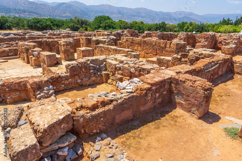 Ruins of Malia Minoan Palace, Crete, Greece
