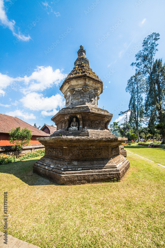 A beautiful view of Ulun Danu Beratan temple in Bali, Indonesia. A beautiful view of Ulun Danu Beratan temple in Bali, Indonesia.