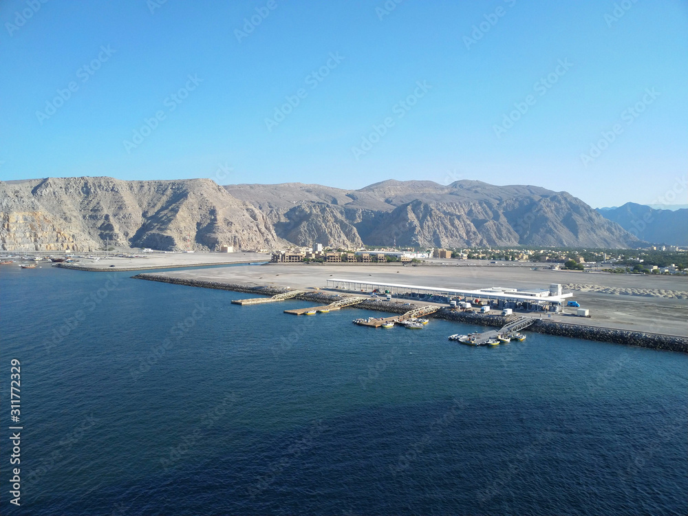 Obraz premium Natur im Oman bei Khasab