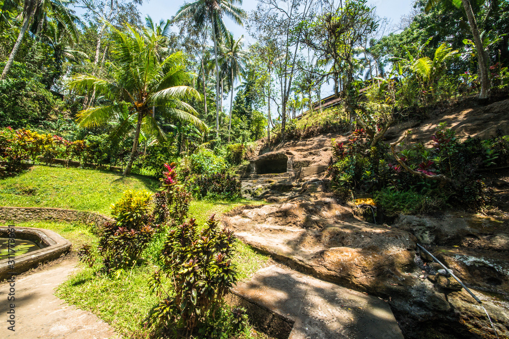 A beautiful view of Goa Gajah temple in Bali, Indonesia A beautiful view of Goa Gajah temple in Bali, Indonesia