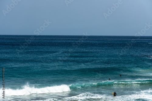 beach view in Niijima island Japan photo