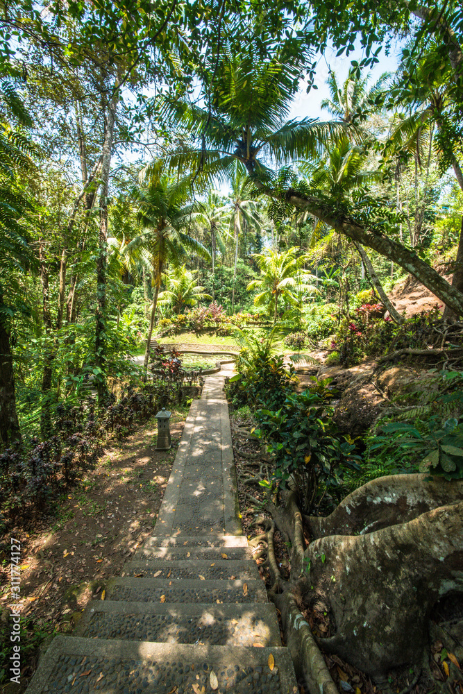 A beautiful view of Goa Gajah temple in Bali, Indonesia A beautiful view of Goa Gajah temple in Bali, Indonesia