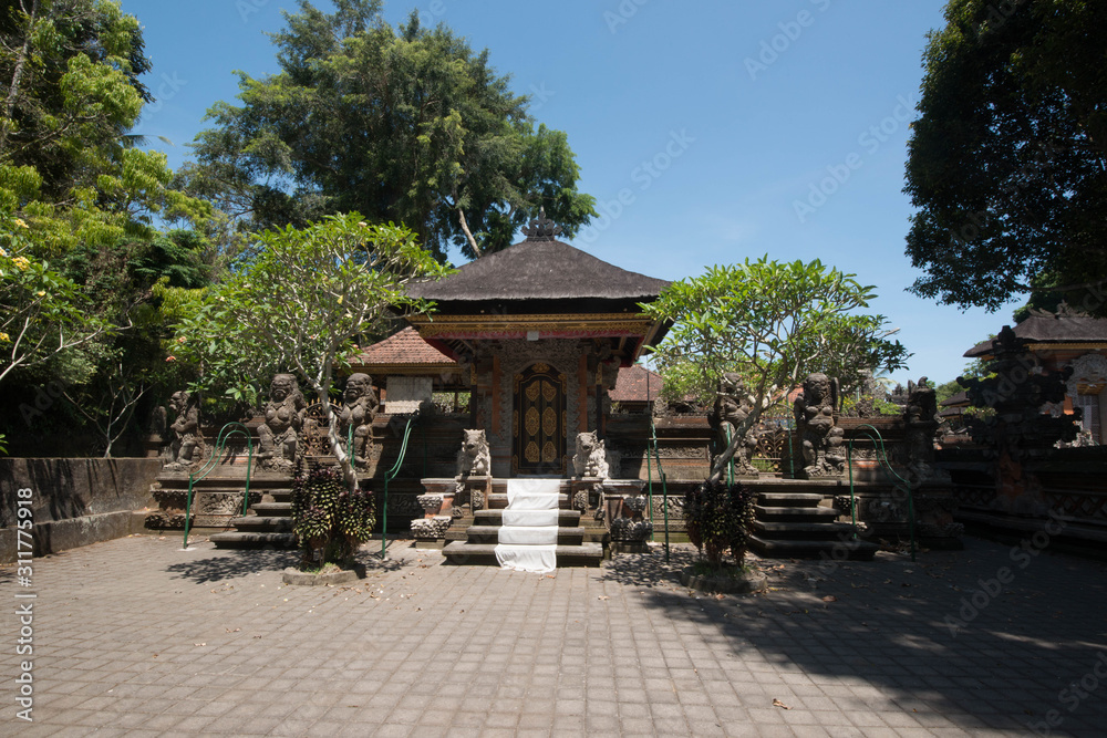 A beautiful view of hindu temple in Bali, Indonesia.
