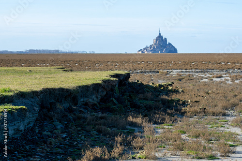 Le Mont Saint-Michel in Frankreich -Normandie photo