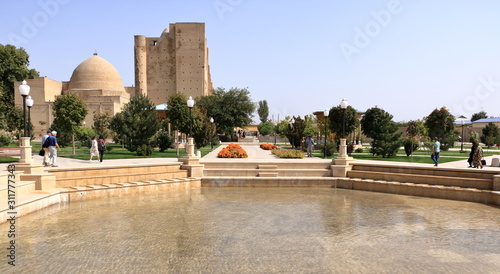 Mausoleum complex Dorus-Saodat in Shakhrisabz, Uzbekistan photo